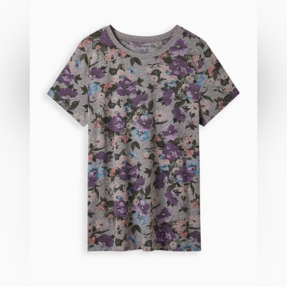 NWT Torrid Vintage Triblend Crewneck Short Sleeve Tee Size 2 2X - Picture 4 of 10